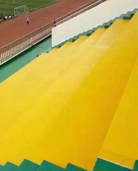 潘集球场台阶翻新修补改造